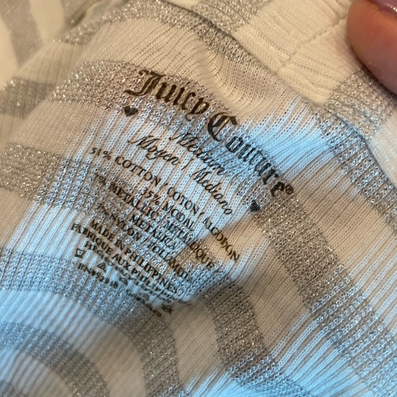 Juicy Couture Women’s Cotton Striped Robe - Picture 3 of 6